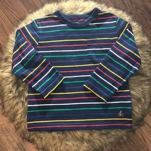 GAP Rainbow Striped Long Sleeved Tee. Size 2T.